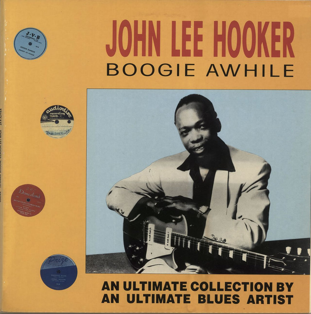 John Lee Hooker Boogie Awhile UK 2-LP vinyl record set (Double LP Album) KK200
