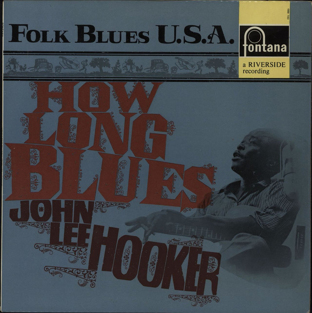 John Lee Hooker How Long Blues UK vinyl LP album (LP record) 688700ZL