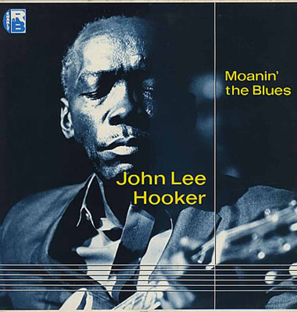 John Lee Hooker Moanin' The Blues UK vinyl LP album (LP record) CRB1029