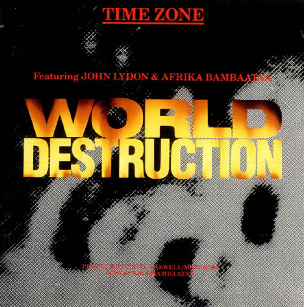 John Lydon World Destruction UK 7" vinyl single (7 inch record / 45) VS743