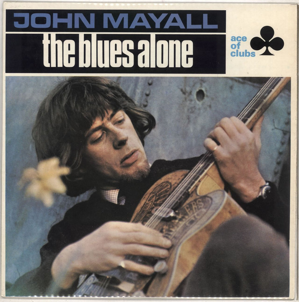 John Mayall The Blues Alone - 2nd UK vinyl LP album (LP record) SCL1243