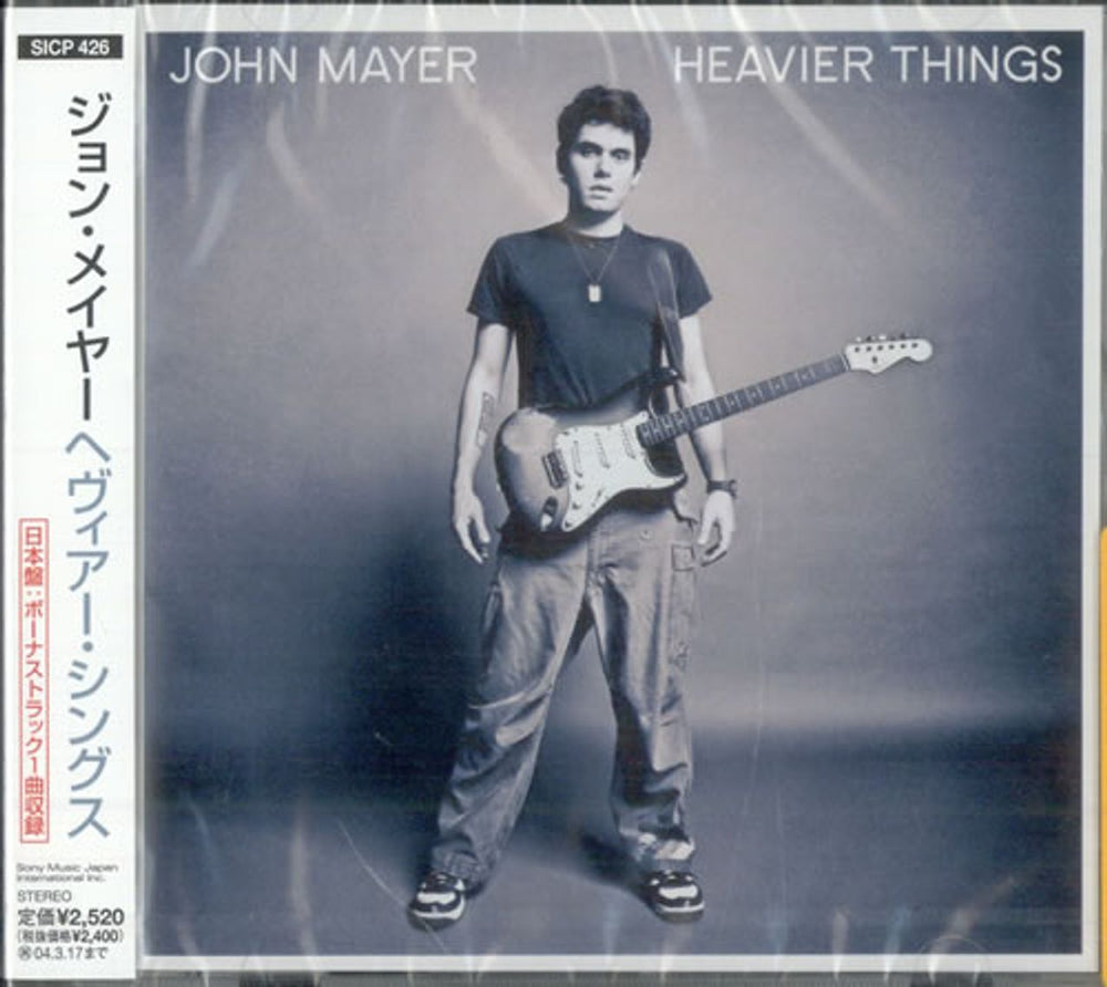 John Mayer Heavier Things - Sealed Japanese Promo CD album (CDLP) SICP426