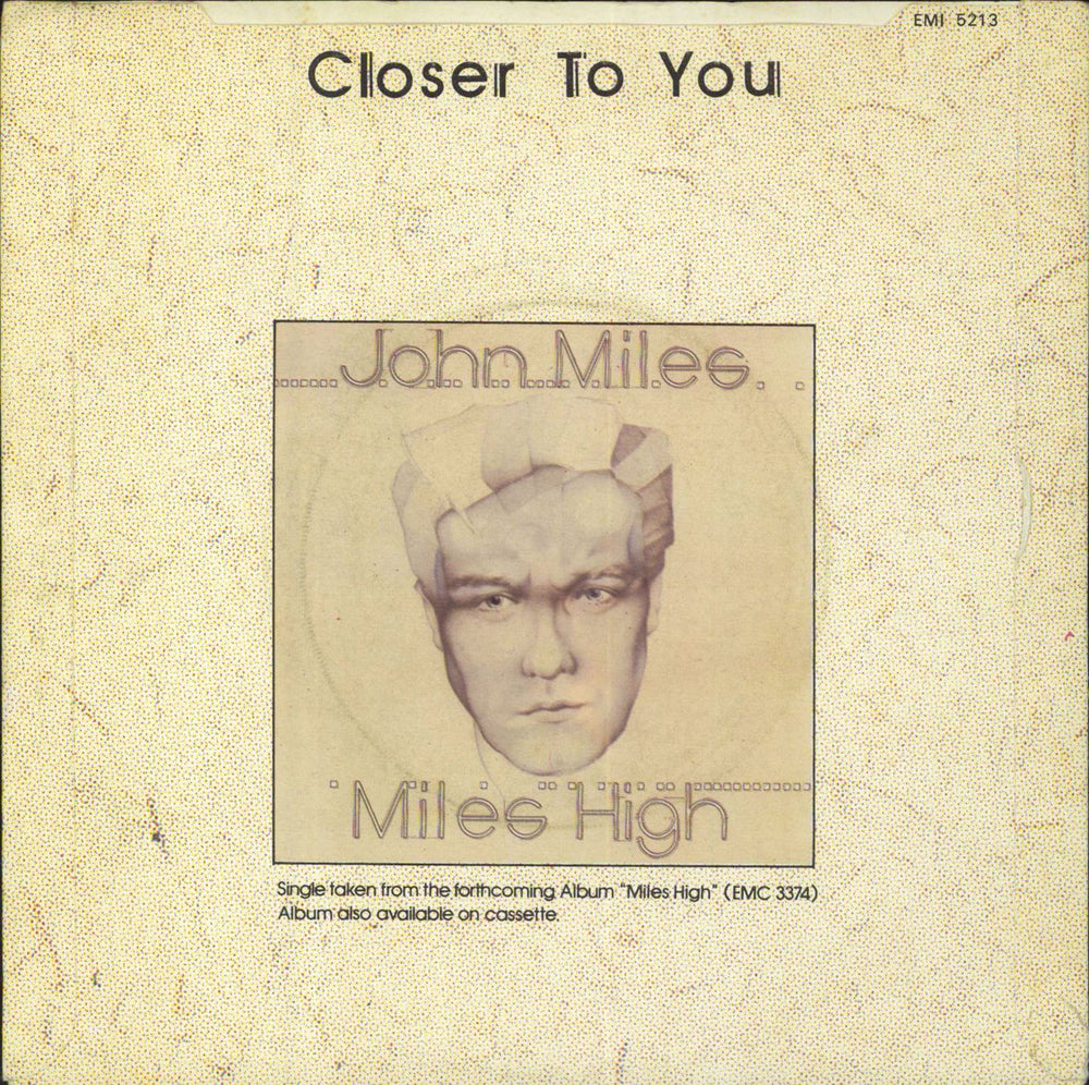 John Miles Turn Yourself Loose - Autographed UK 7" vinyl single (7 inch record / 45)