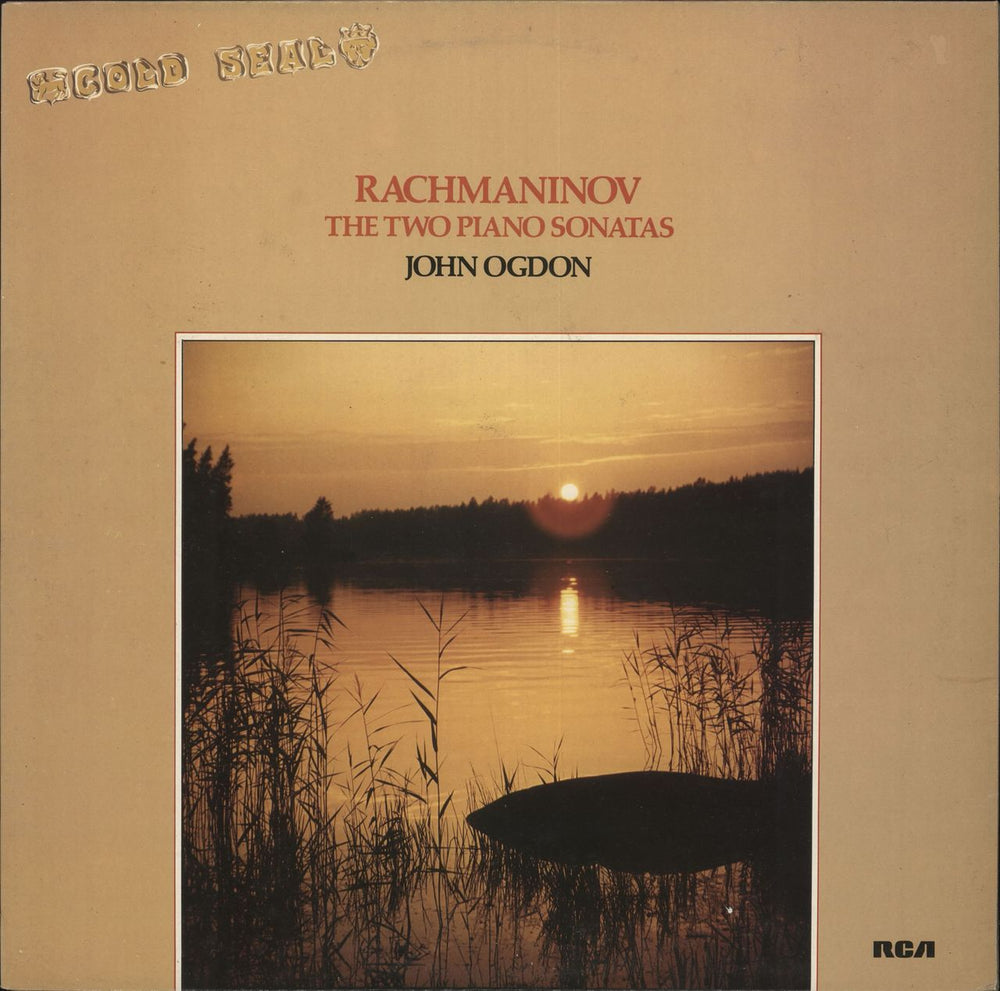 John Ogdon Rachmaninov: The Two Piano Sonatas UK vinyl LP album (LP record) GL42867