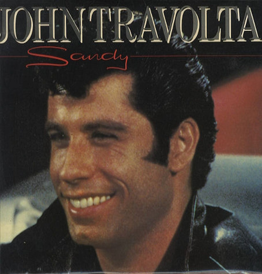 John Travolta Sandy UK vinyl LP album (LP record) POLD5014