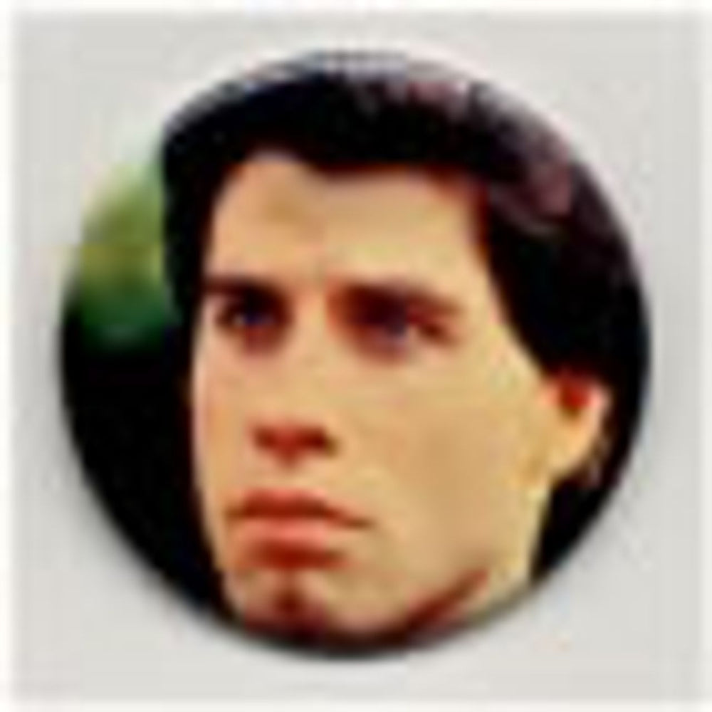 John Travolta Saturday Night Fever UK memorabilia BADGES