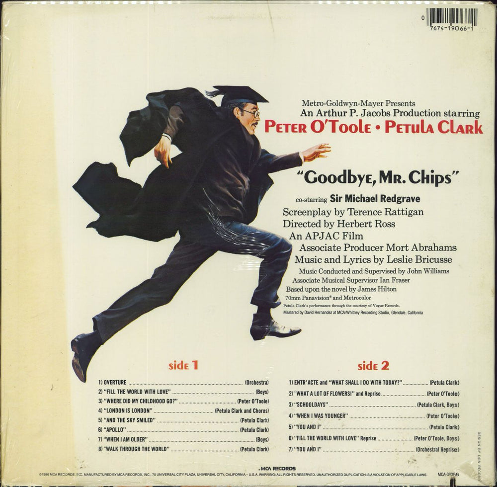 John Williams (Composer) Goodbye, Mr Chips - Sealed US vinyl LP album (LP record)