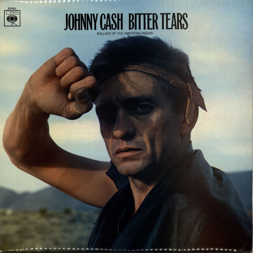 Johnny Cash Bitter Tears - 2nd UK vinyl LP album (LP record) 62463