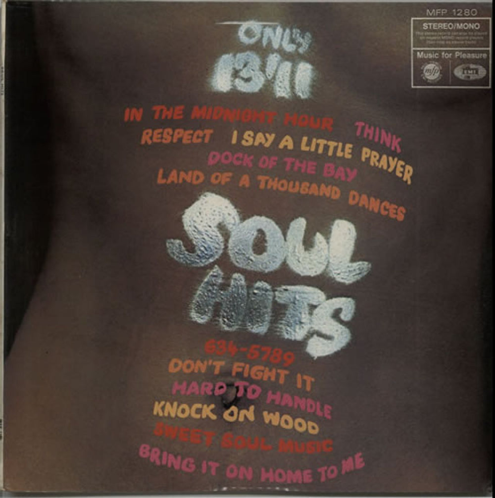 Johnny Harris Soul Hits UK vinyl LP album (LP record) MFP1280