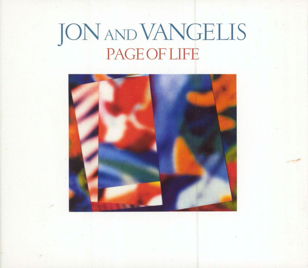 Jon & Vangelis Page Of Life - Remastered UK CD album (CDLP) ECLEC2426