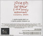 Joseph Arthur Temporary People US Promo CD-R acetate CDR ACETATE