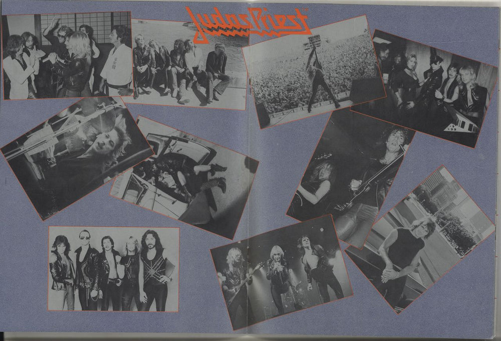 Judas Priest 1981 Tour + Ticket Stub UK tour programme