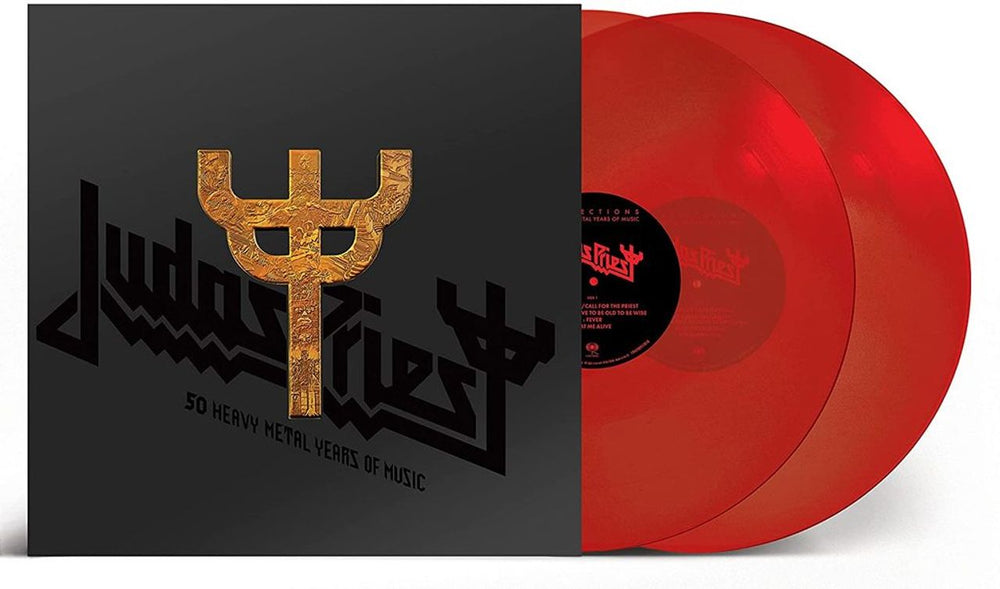 Judas Priest Reflections: 50 Heavy Metal Years Of Music - Red Vinyl - Sealed UK 2-LP vinyl record set (Double LP Album) 19439891781