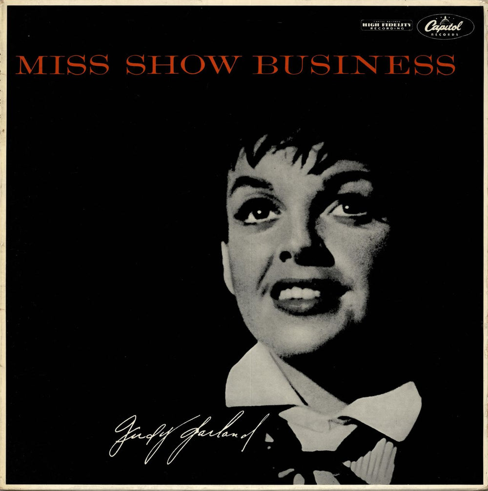 Judy Garland Miss Show Business - 1st UK vinyl LP album (LP record) LCT6103