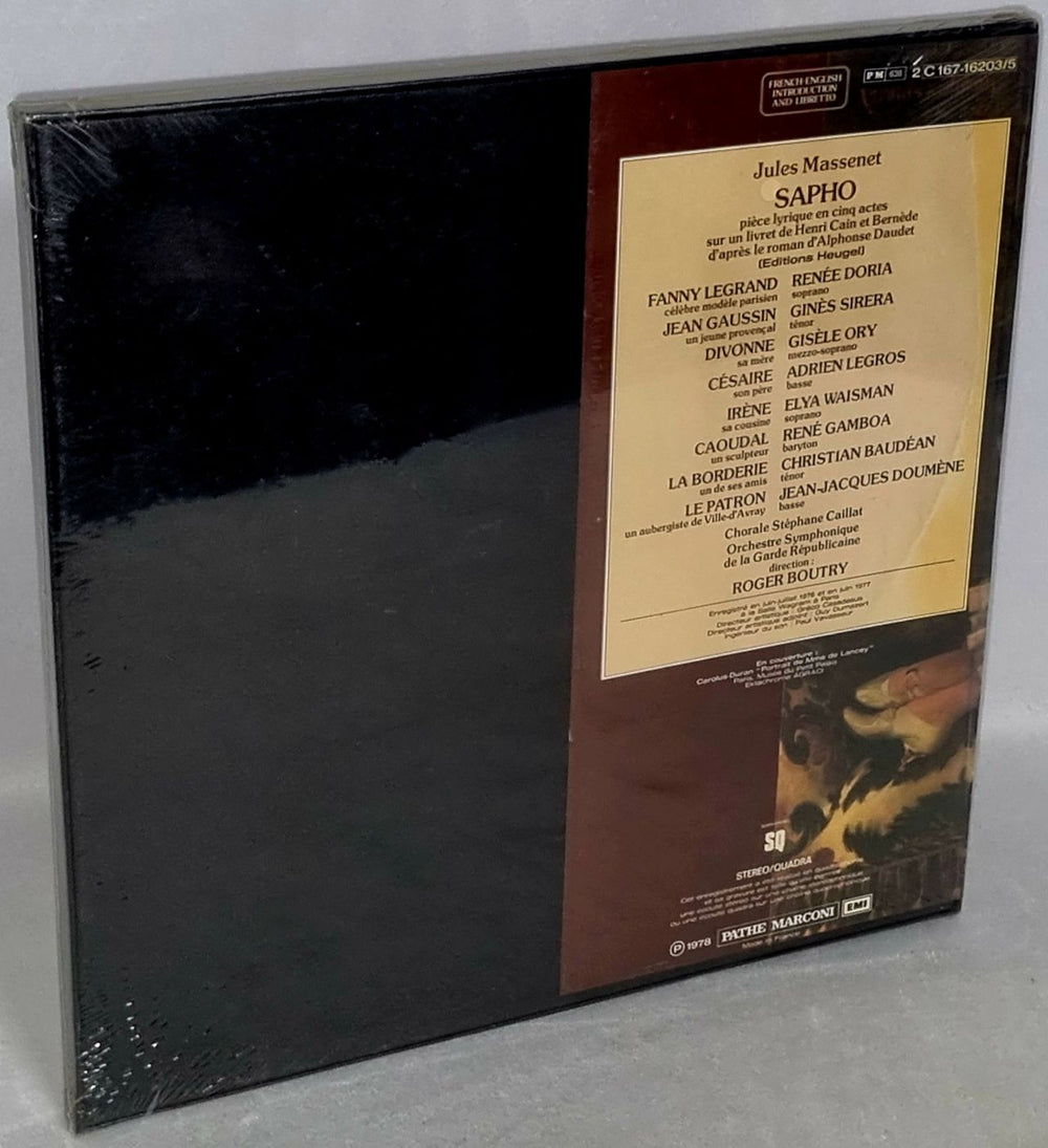 Jules Émile Frédéric Massenet Massenet: Sapho French Vinyl Box Set M1VVXMA744556