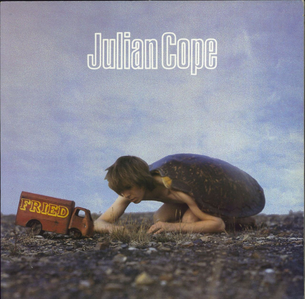 Julian Cope Fried + Poster - EX UK vinyl LP album (LP record) MERL48