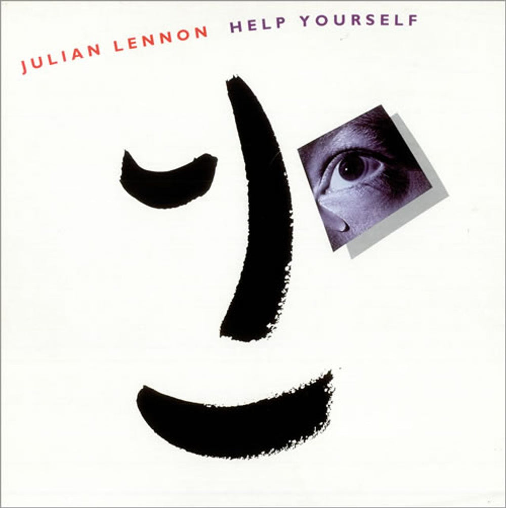 Julian Lennon Help Yourself UK vinyl LP album (LP record) V2668