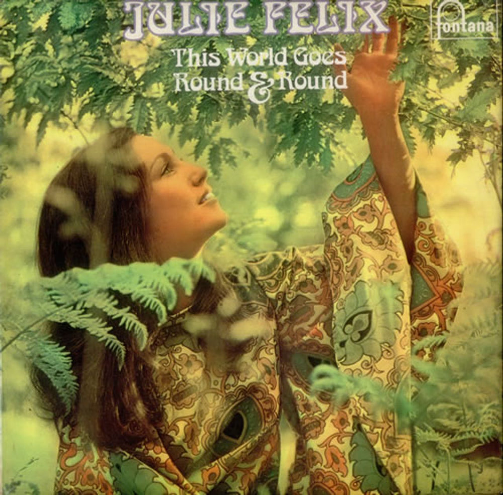 Julie Felix This World Goes Round & Round UK vinyl LP album (LP record) STL5473