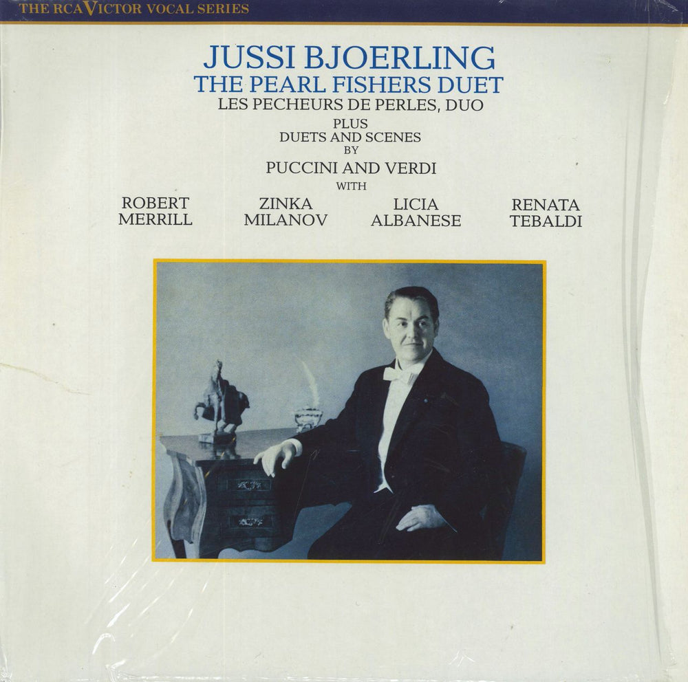 Jussi Björling The Pearl Fishers Duet German vinyl LP album (LP record) GL87799