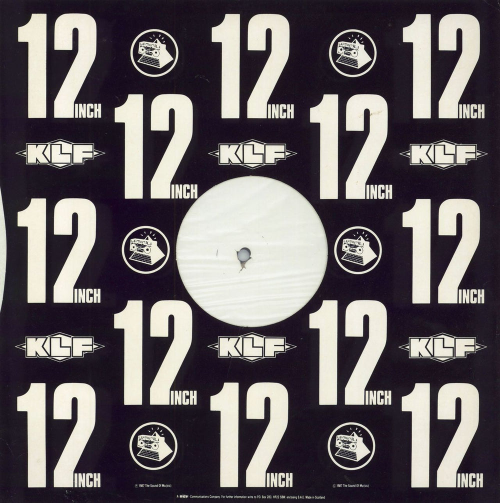 Justified Ancients Of Mu Mu Down Town - 1-Sided UK 12" vinyl single (12 inch record / Maxi-single)