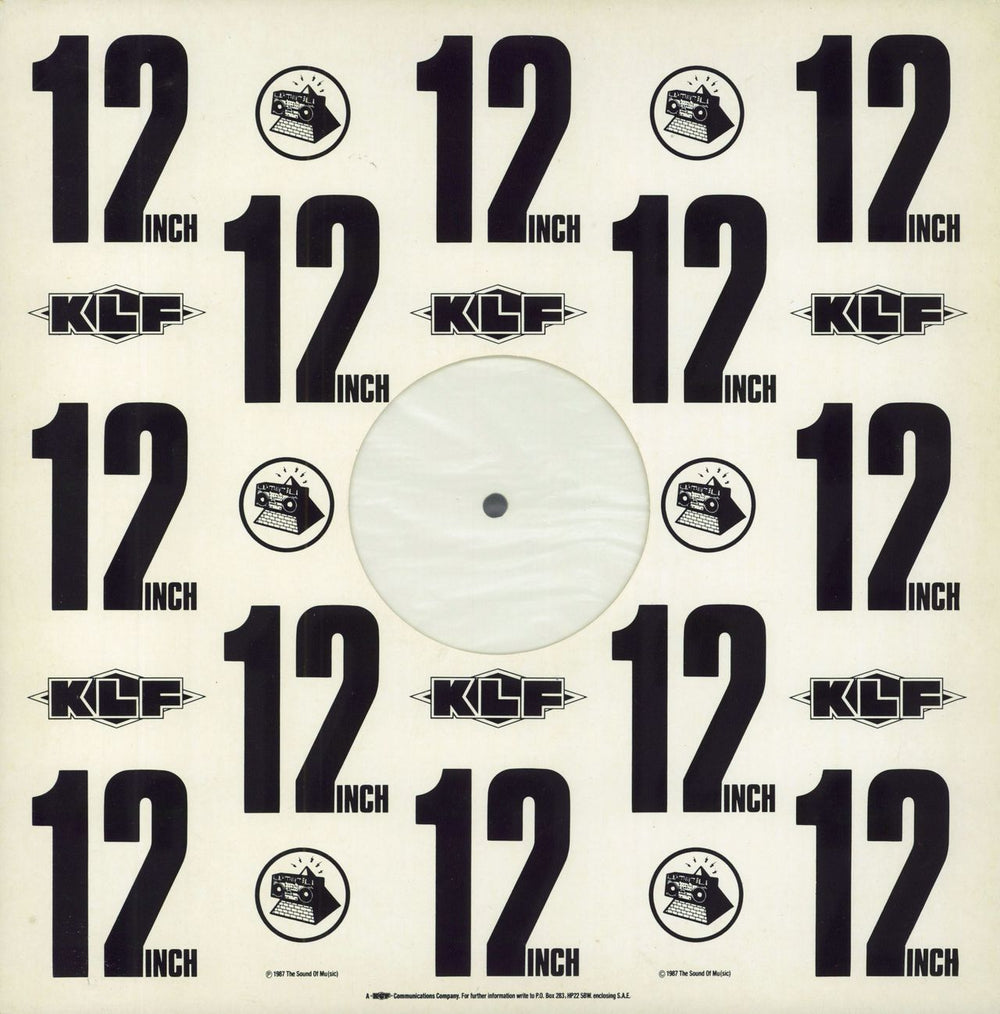 Justified Ancients Of Mu Mu Down Town - 1-Sided UK 12" vinyl single (12 inch record / Maxi-single) JAMS27TB