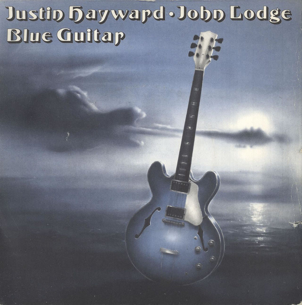 Justin Hayward & John Lodge Blue Guitar + P/S UK 7" vinyl single (7 inch record / 45) TH21