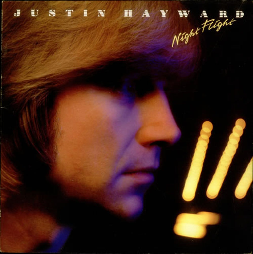 Justin Hayward Night Flight + Inner UK vinyl LP album (LP record) TXS138