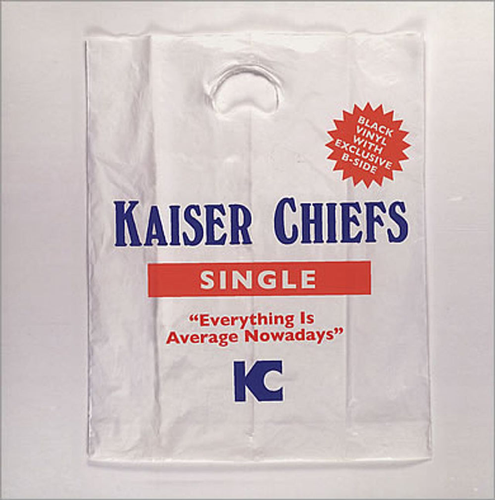 Kaiser Chiefs Everything Is Average Nowadays UK 7" vinyl single (7 inch record / 45) BUN1257