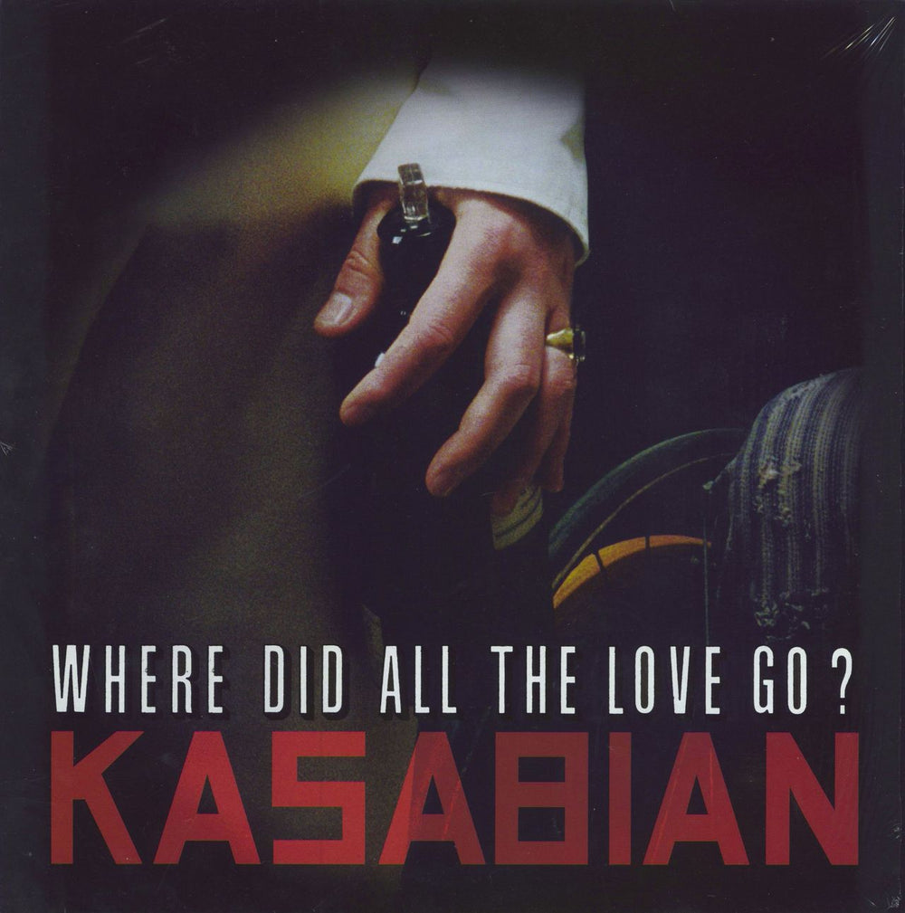 Kasabian Where Did All The Love Go? + Autographed Lithograph UK 10" vinyl single (10 inch record) PARADISE65