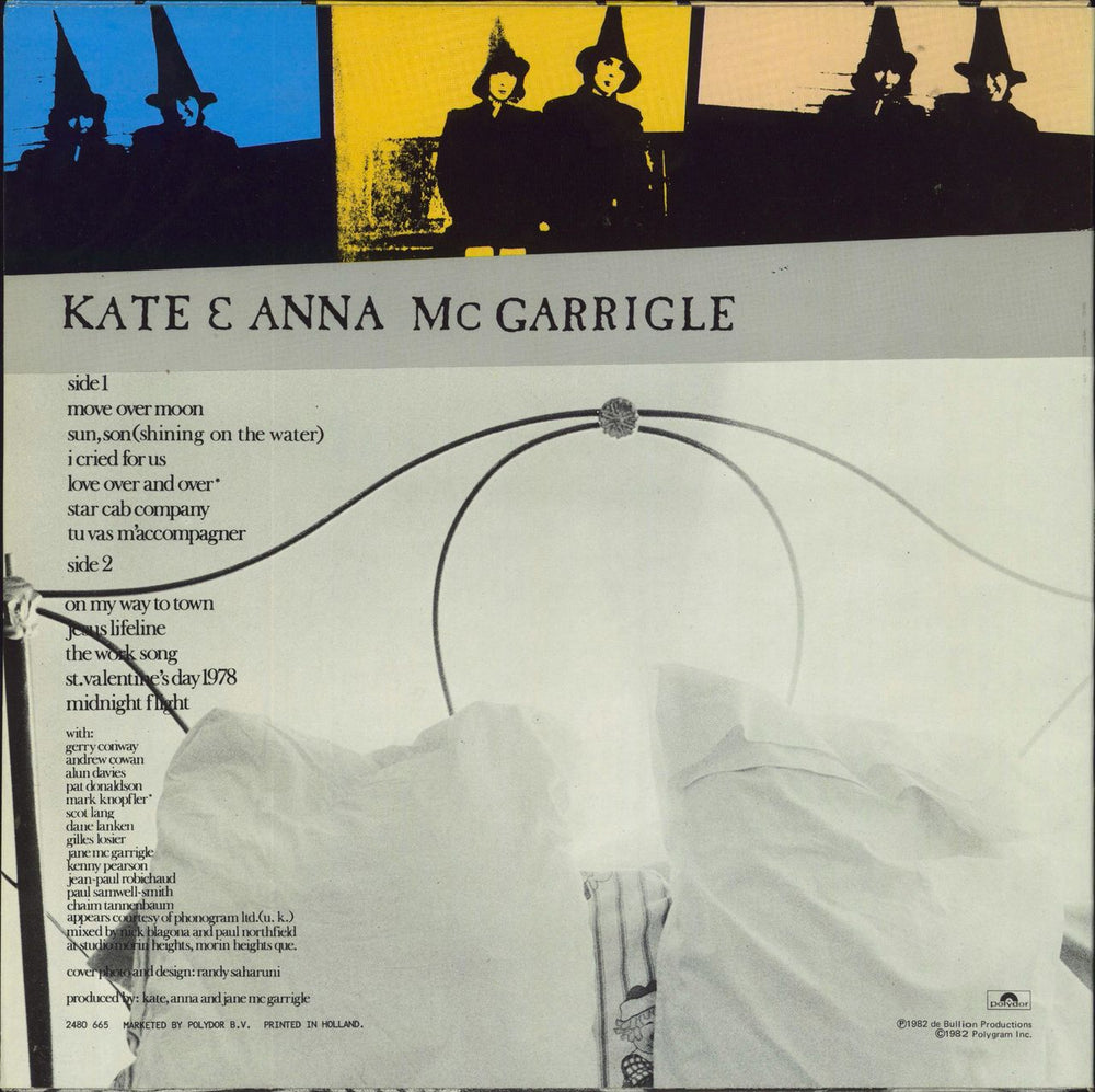 Kate & Anna McGarrigle Love Over And Over UK vinyl LP album (LP record)