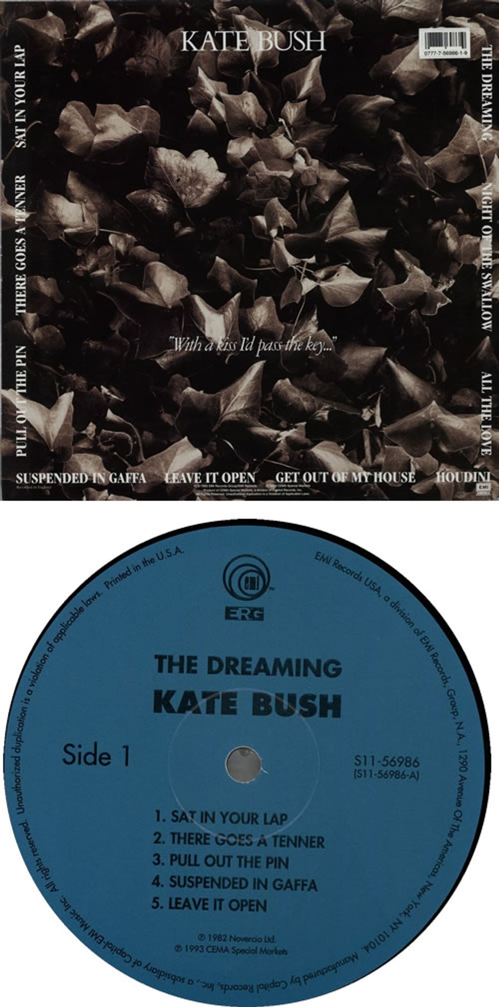 Kate Bush The Dreaming US vinyl LP album (LP record) BUSLPTH575675