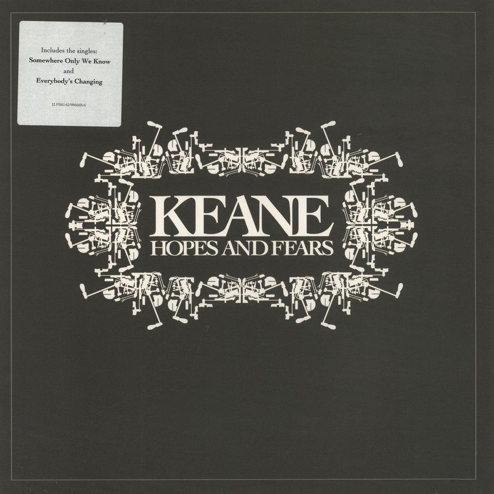 Keane (00s) Hopes And Fears - Numbered UK vinyl LP album (LP record) ILPS8145