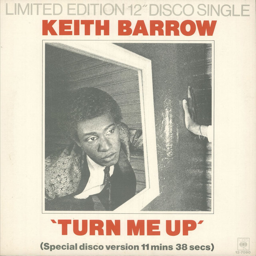 Keith Barrow Turn Me Up UK 12" vinyl single (12 inch record / Maxi-single) 12-7090