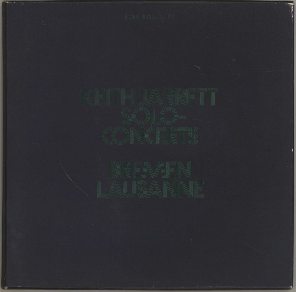 Keith Jarrett Solo-Concerts - VG+ German Vinyl Box Set ECM1035-37ST