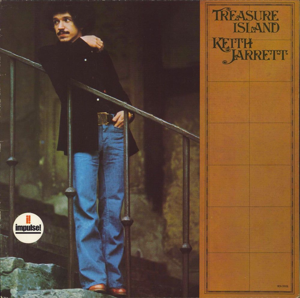 Keith Jarrett Treasure Island US vinyl LP album (LP record) MCA-39106