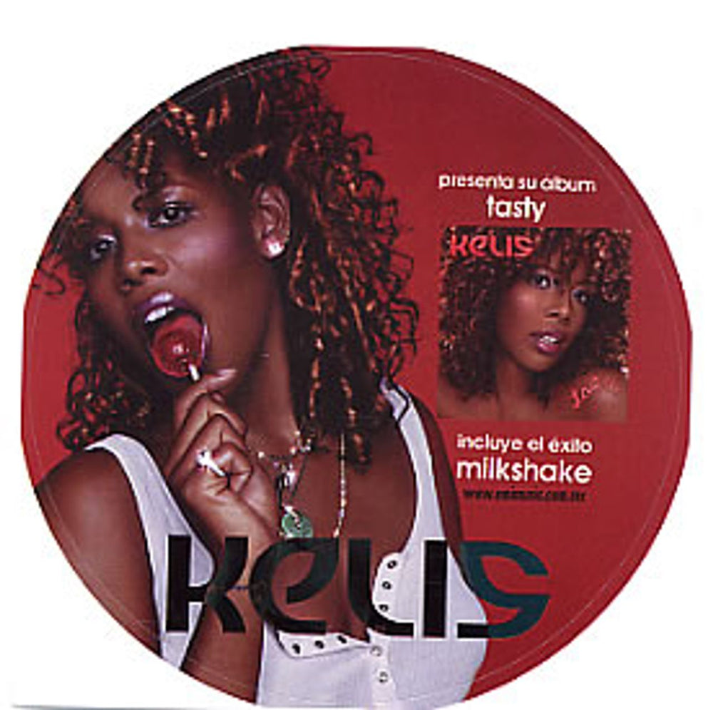 Kelis Tasty Mexican Promo memorabilia STICKERS