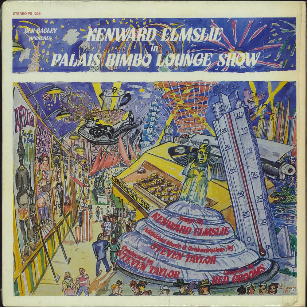 Kenward Elmslie Palais Bimbo Lounge Show - Shrink US vinyl LP album (LP record) PS1336