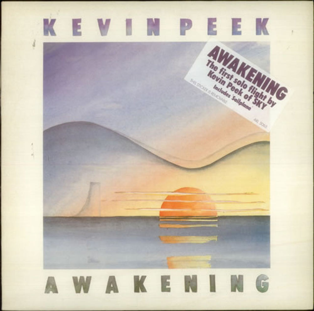 Kevin Peek Awakening - Hype stickered UK vinyl LP album (LP record) ARL5065