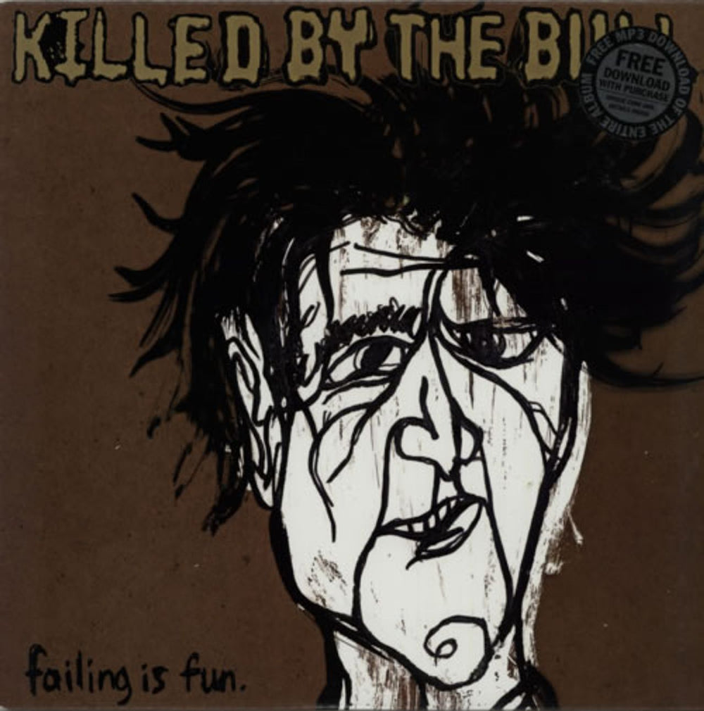 Killed By The Bull Failing Is Fun - Turquoise vinyl US vinyl LP album (LP record) KOI-025