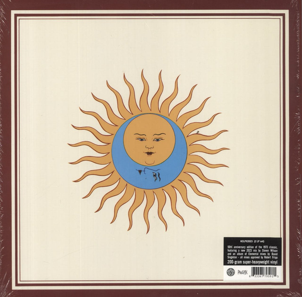 King Crimson Larks' Tongues In Aspic - 50th Anniversary 2023 Mixes - 200 Gram - Opened shrink UK 2-LP vinyl record set (Double LP Album) KCLPX2023