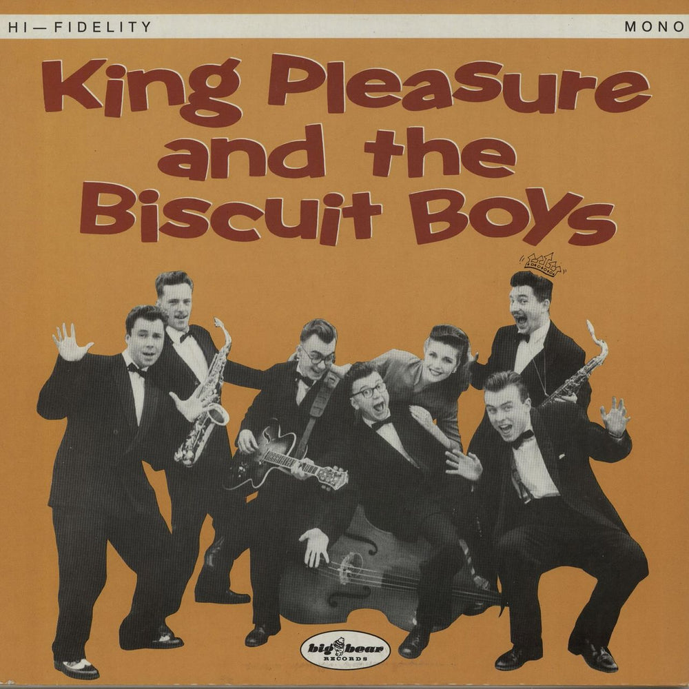 King Pleasure And The Biscuit Boys King Pleasure And The Biscuit Boys UK vinyl LP album (LP record) BEAR30