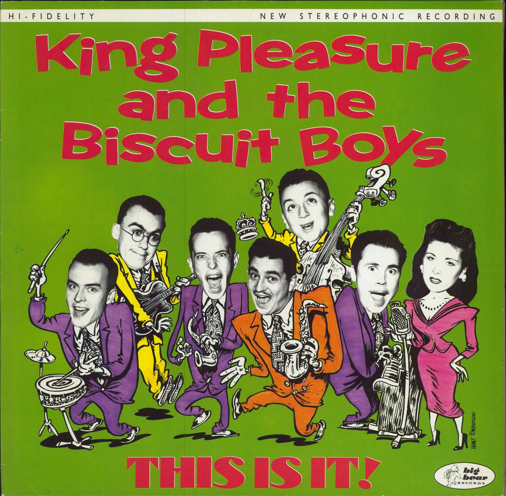 King Pleasure And The Biscuit Boys This Is It! UK vinyl LP album (LP record) BEAR32