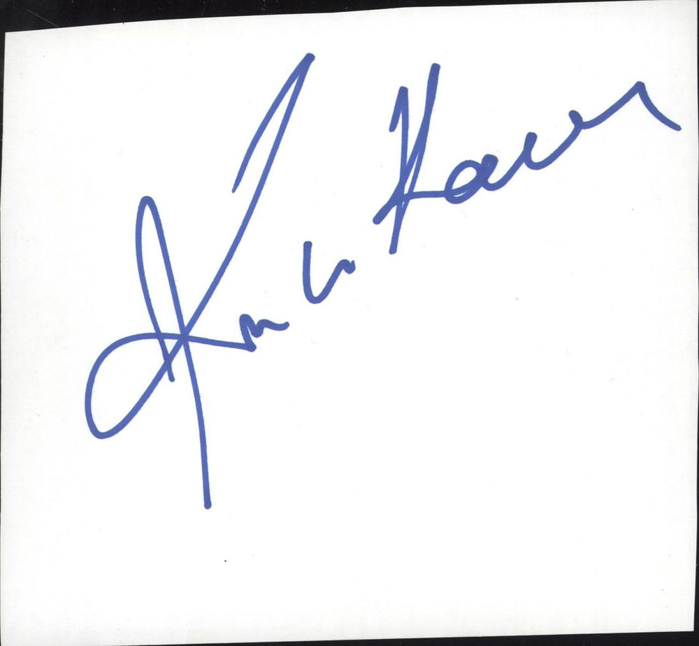 Kiri Te Kanawa Autograph UK memorabilia AUTOGRAPH