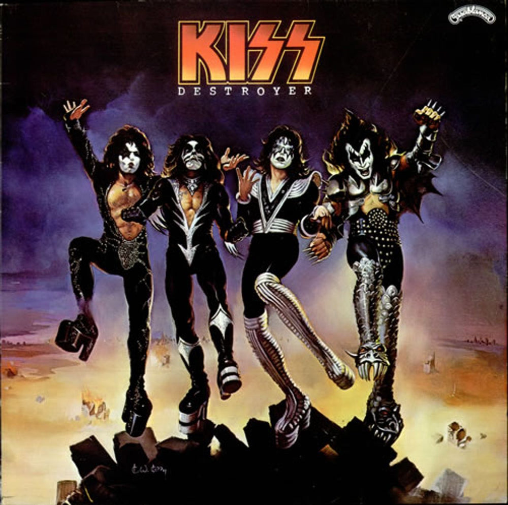 Kiss Destroyer UK vinyl LP album (LP record) CAL2009