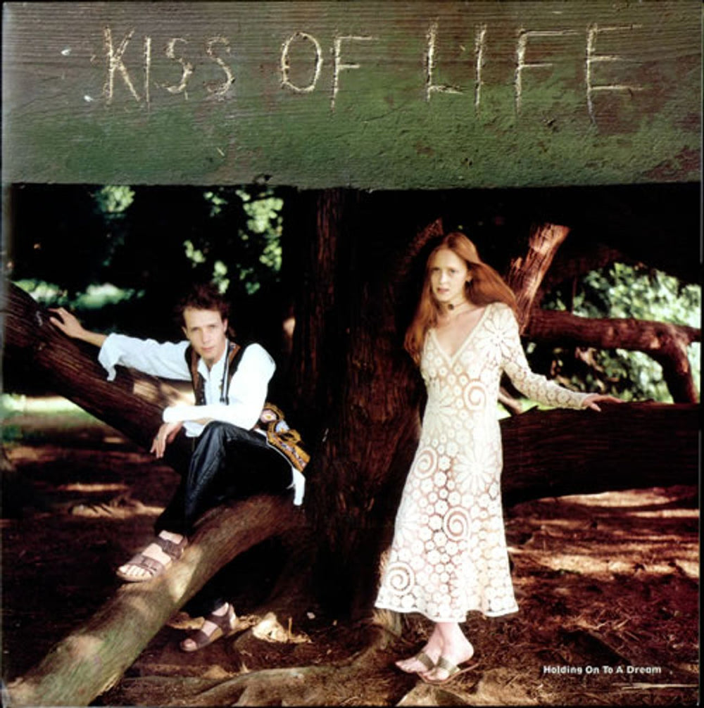 Kiss Of Life Holding On To A Dream UK 12" vinyl single (12 inch record / Maxi-single) YRT107