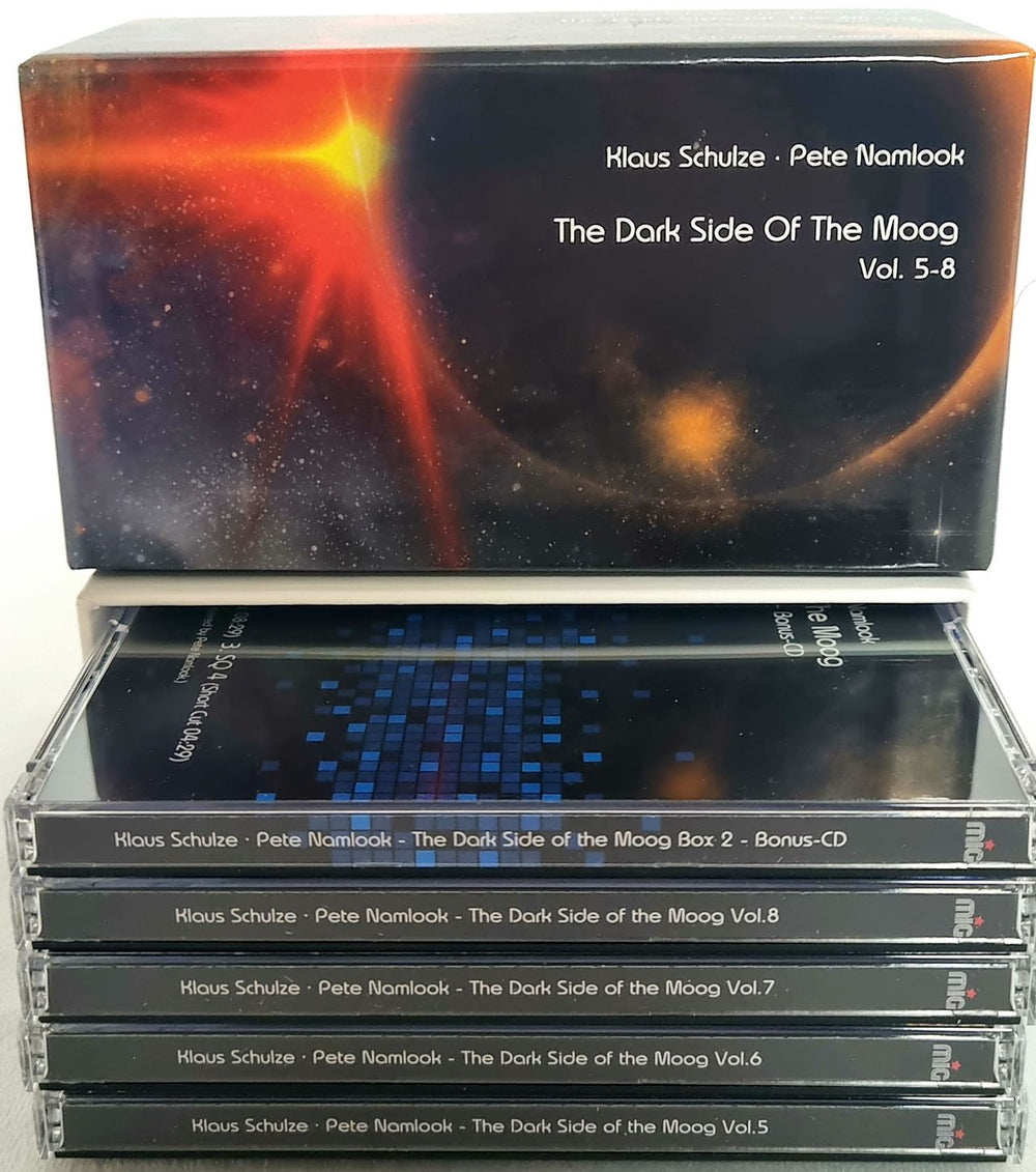 Klaus Schulze The Dark Side Of The Moog Vol. 5-9 UK CD Album Box Set ULZDXTH789615