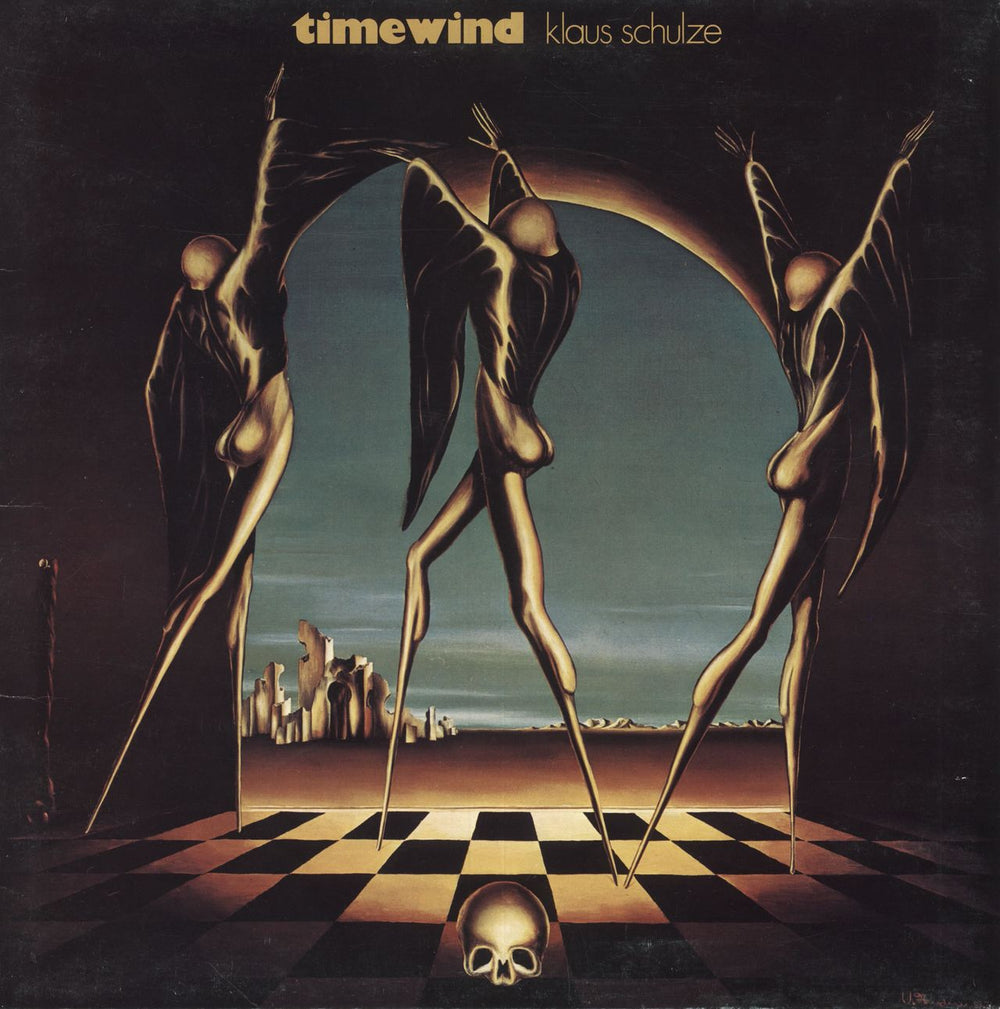 Klaus Schulze Timewind UK vinyl LP album (LP record) OVED24