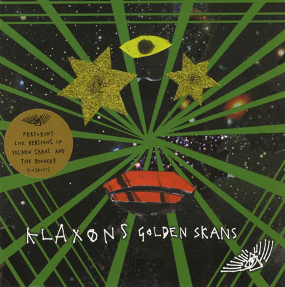 Klaxons Golden Skans UK 7" vinyl single (7 inch record / 45) RINSE2S