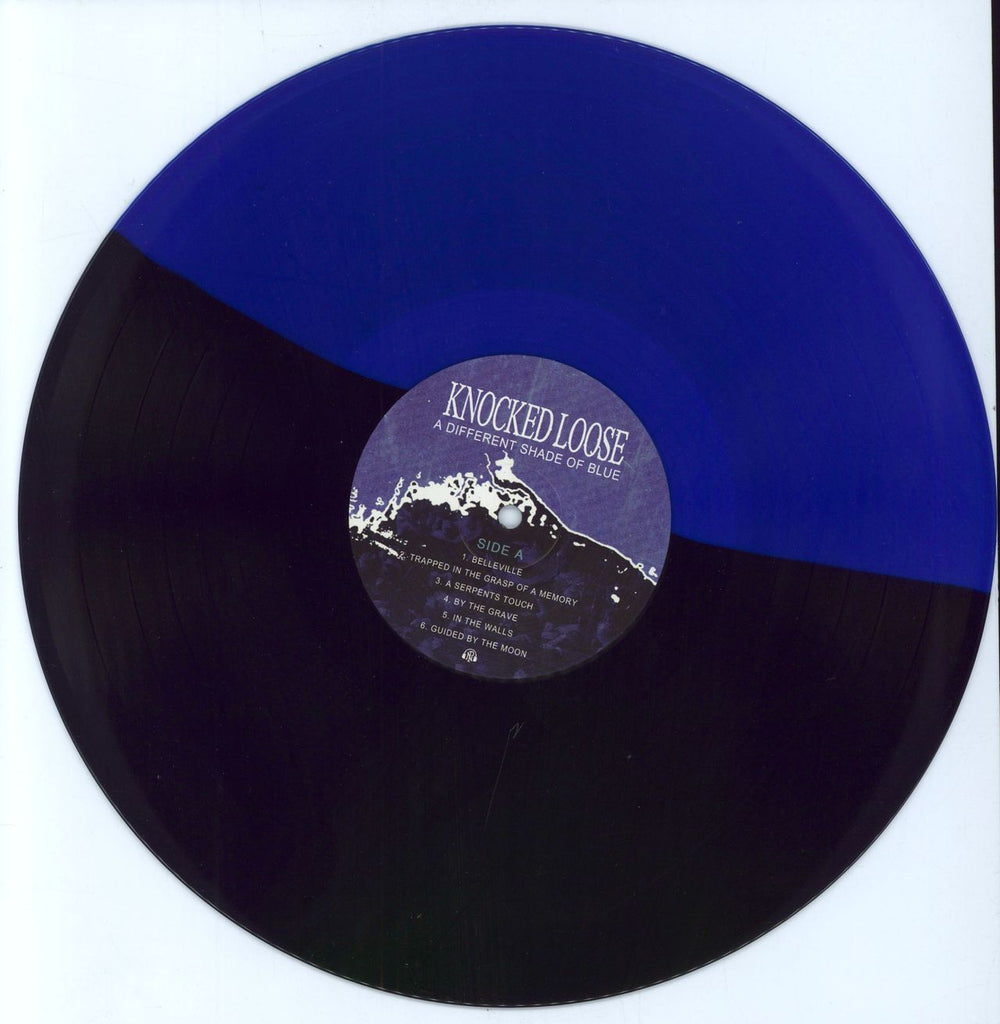 Knocked Loose A Different Shade of Blue - Blue and Black Vinyl UK vinyl LP album (LP record)