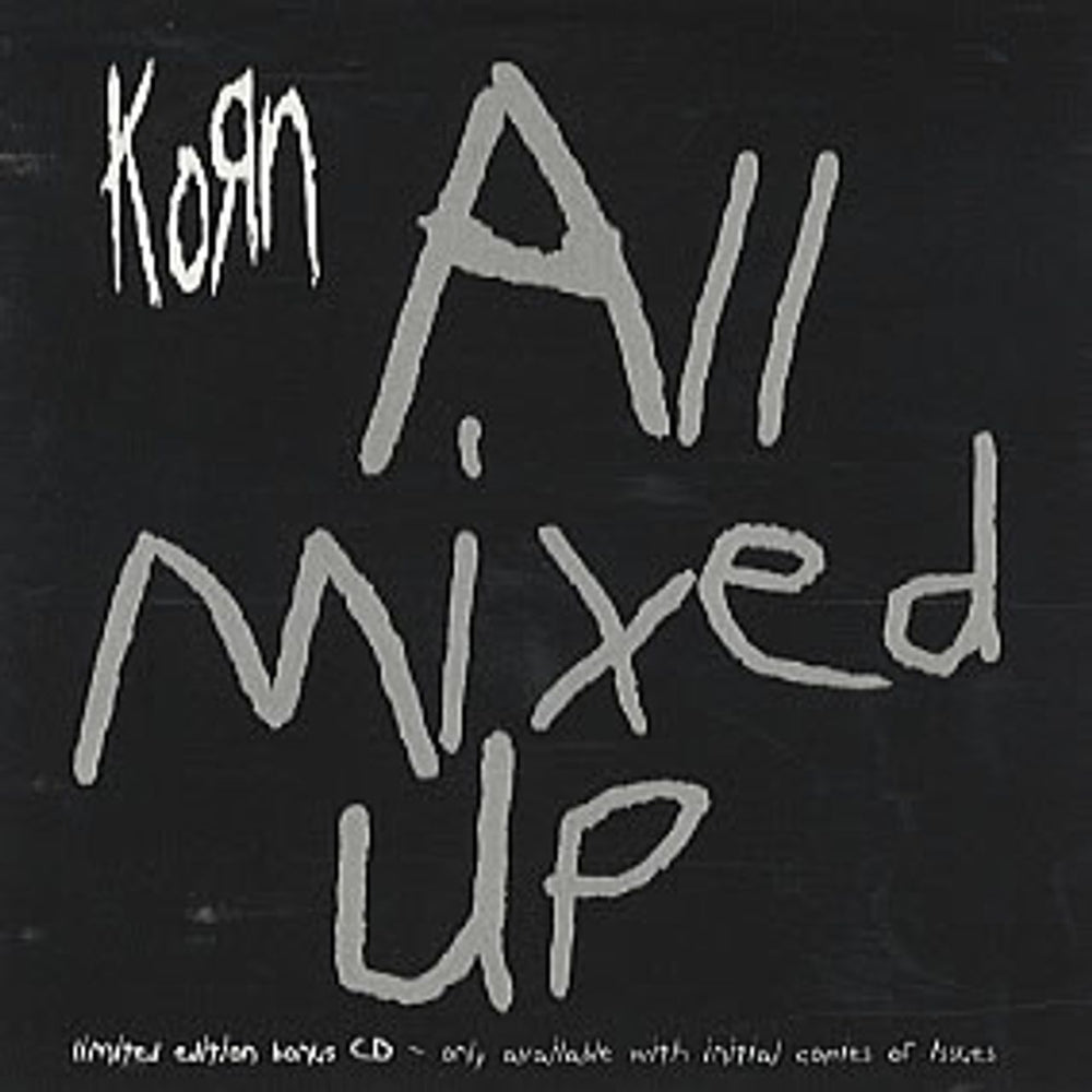 Korn All Mixed Up UK Promo CD single (CD5 / 5") DISP462